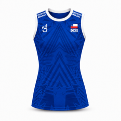 POLERA JUEGO AZUL FEMENINA