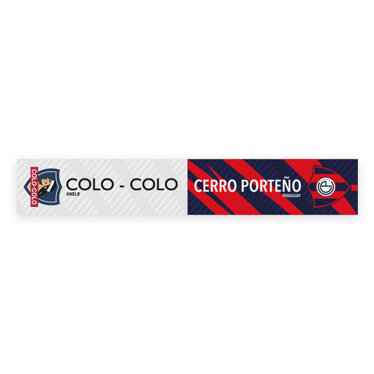 Bufanda Colo Colo VS Cerro Porteño *Edición especial