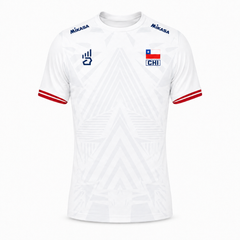 POLERA OFICIAL DE JUEGO BLANCA MASCULINA – VOLEY CHILE