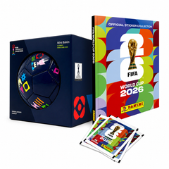 ÁLBUM TAPA DURA COLOR + 50 SOBRES + MINI BALON MUNDIAL S-20 - Tienda Oficial