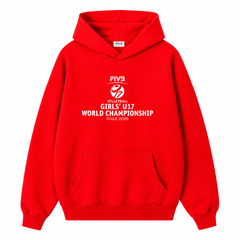 POLERON MUNDIAL ROJO ZURI 2026 FIVB VOLLEYBALL GIRLS’ U17 WORLD CHAMPIONSHIP - Tienda Oficial