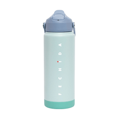 BOTELLA DE AGUA VERDE AGUA FECHIDA - Tienda Oficial