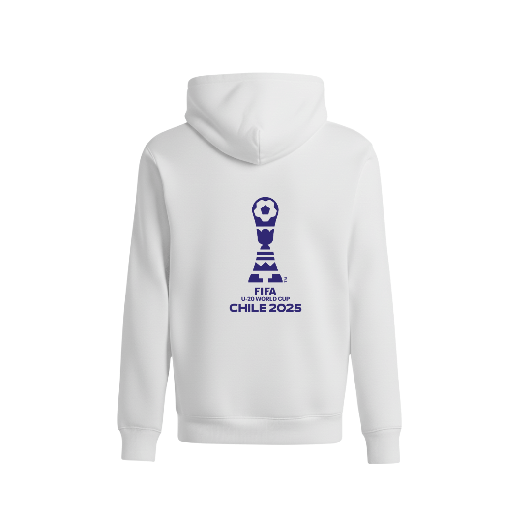 POLERÓN BLANCO HOODIE FIFA WC U-20 CHILE 2025