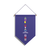 BANDERÍN MORADO LOGO VERTICAL – COPA MUNDIAL SUB 20 DE LA FIFA CHILE 2025