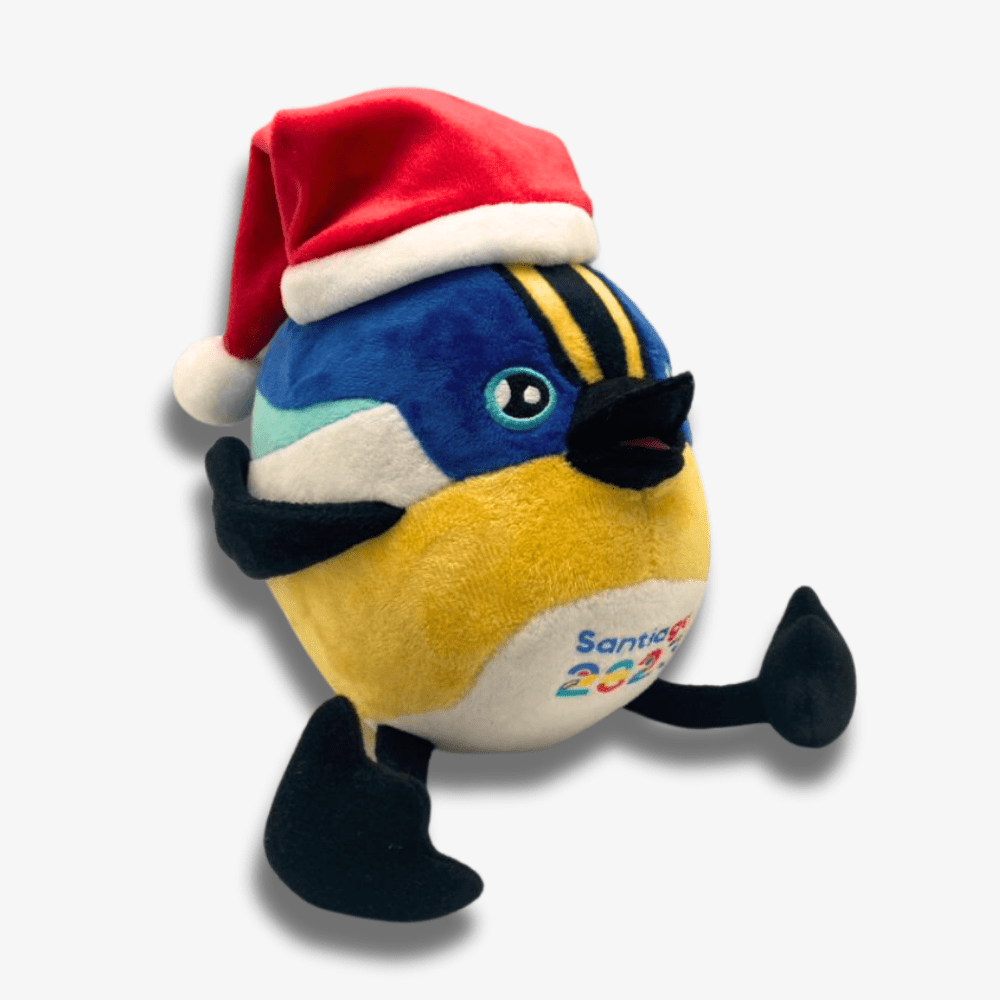 MASCOTA FIU JUEGOS SANTIAGO 2023 20CM ¡EDICIÓN NAVIDAD! - Tienda Oficial