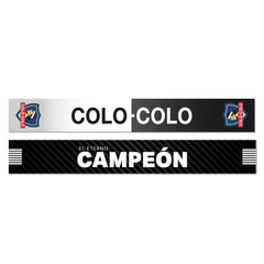 Bufanda Colo Colo Blanco y Negro - Tienda Oficial