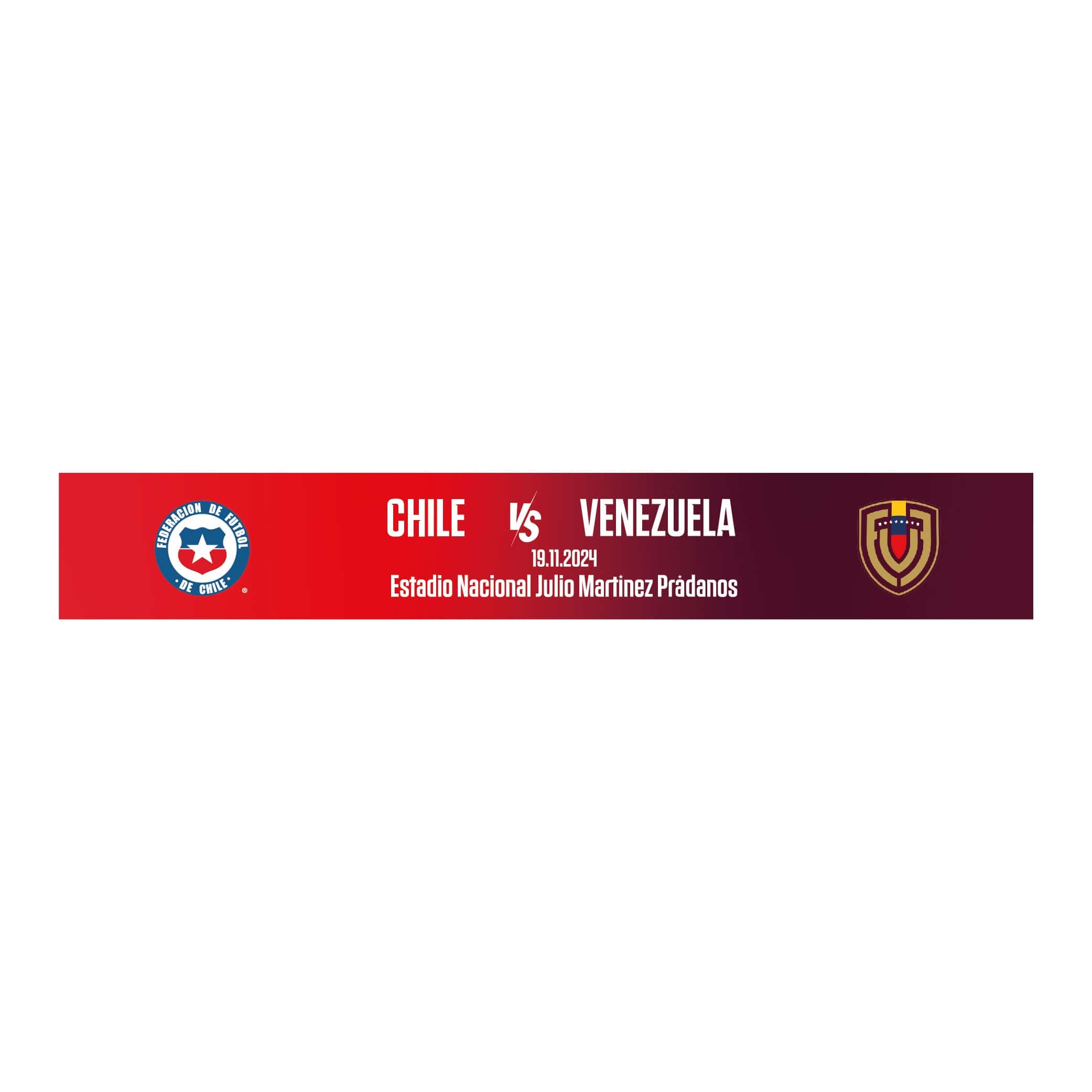BUFANDA OFICIAL CHILE VS VENEZUELA 2024