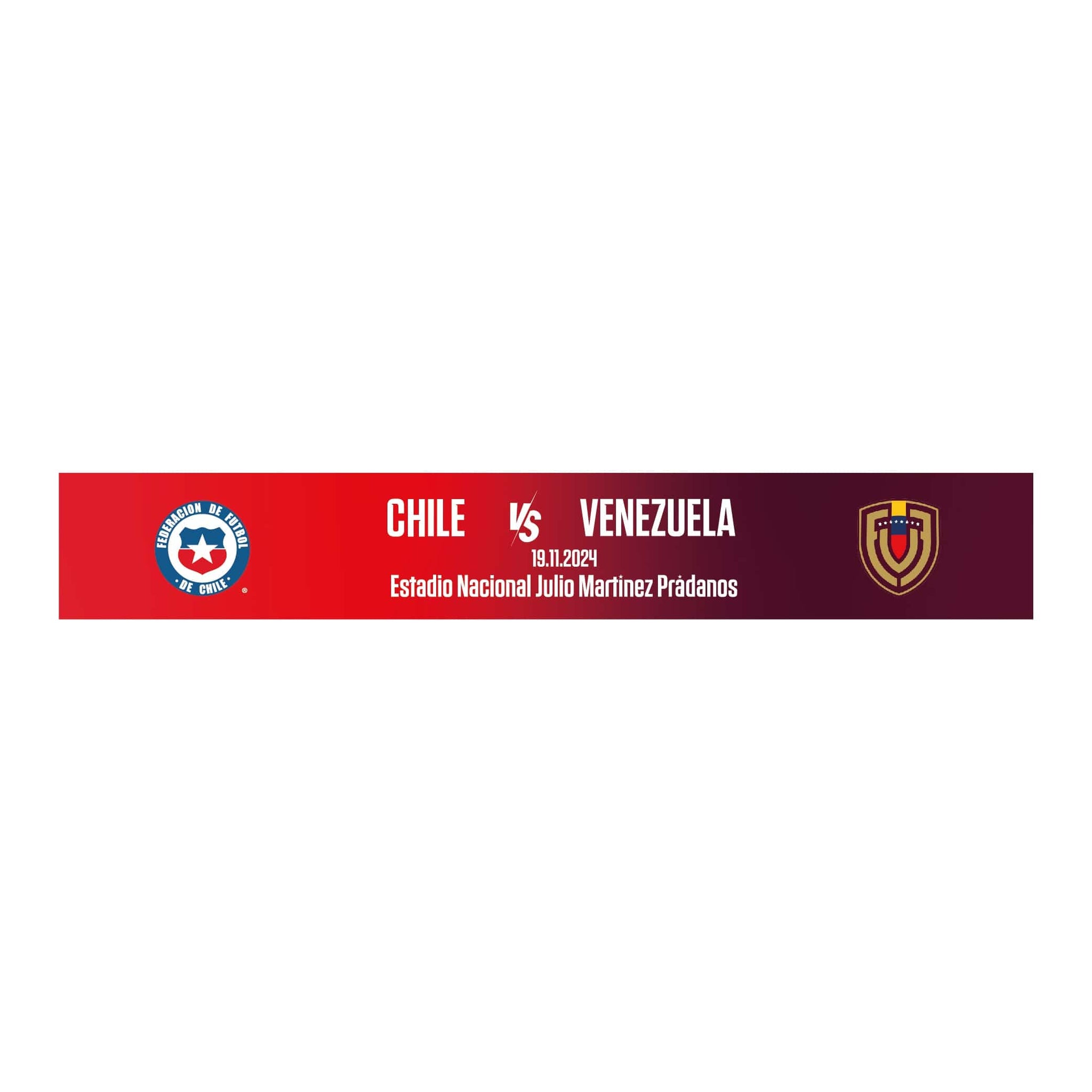 BUFANDA OFICIAL CHILE VS VENEZUELA 2024