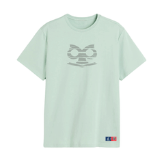 POLERA U DE CHILE VERDE AGUA CUELLO REDONDO BÚHO - Tienda Oficial