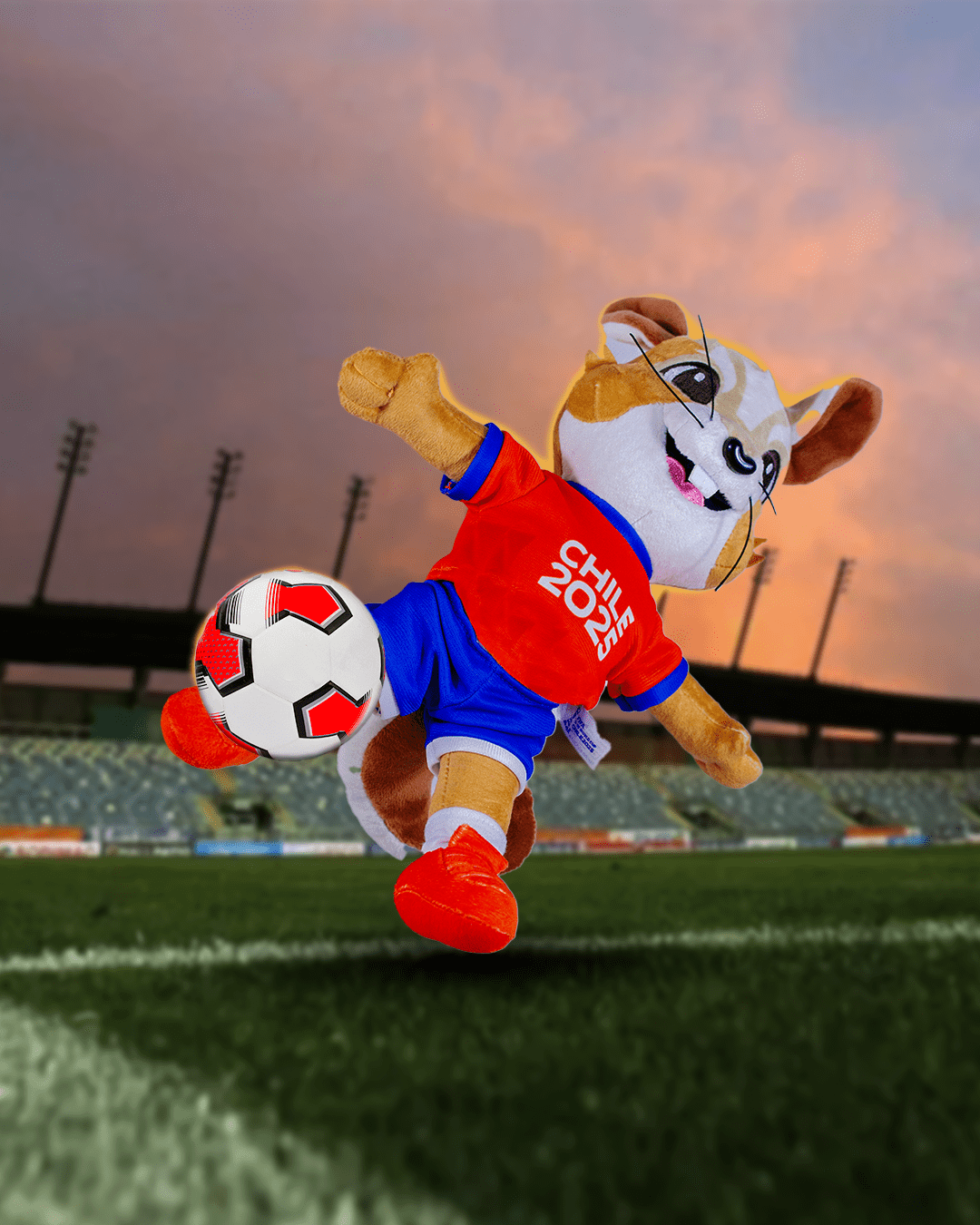 PELUCHE MASCOTA VITO OFICIAL 35 CM