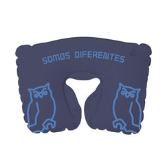 ALMOHADA APOYA CUELLO BÚHO "SOMOS DIFERENTES" - Tienda Oficial