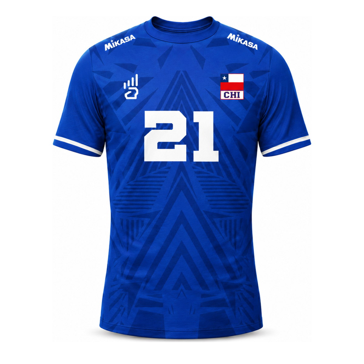 POLERA OFICIAL DE JUEGO AZUL MASCULINA – VOLEY CHILE