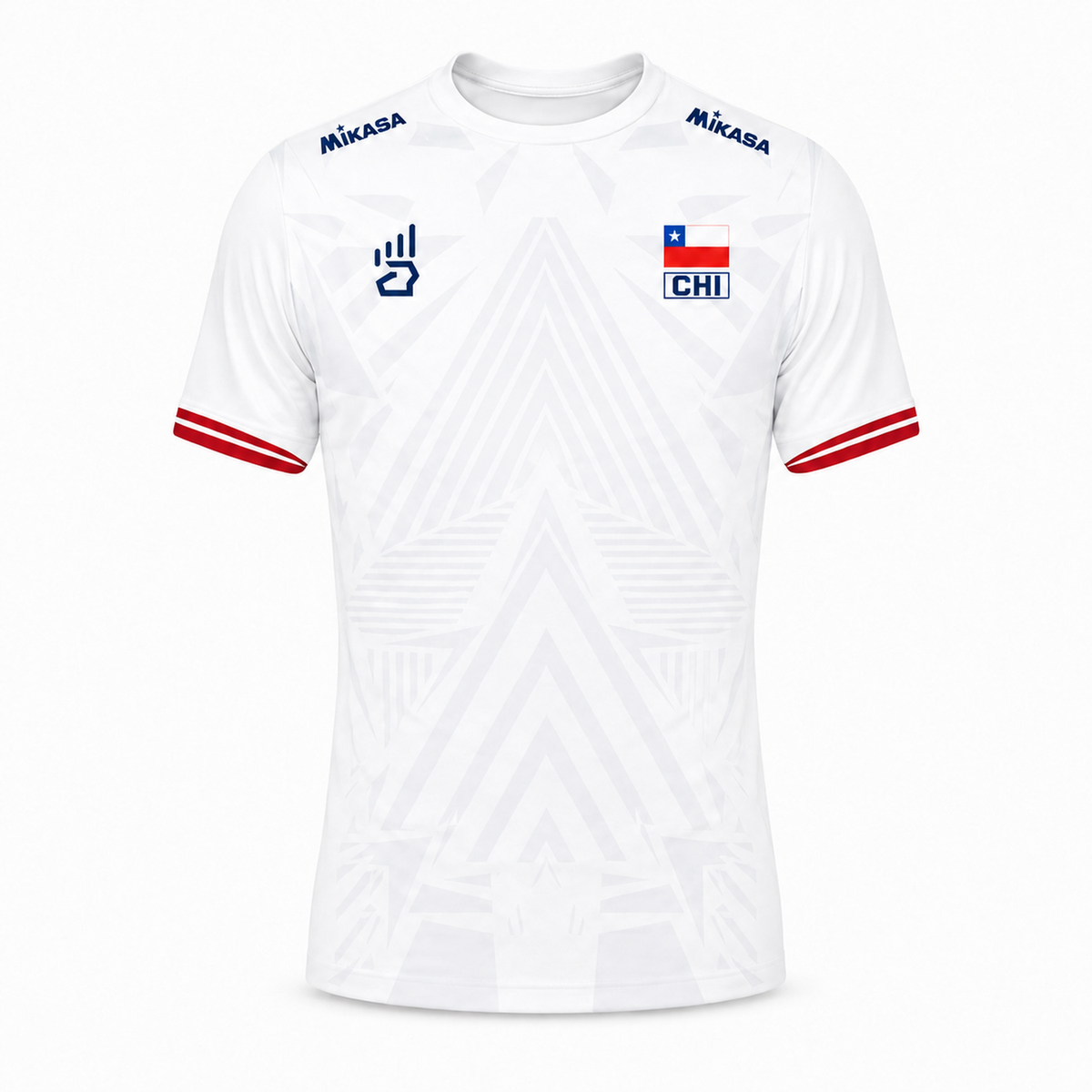 POLERA OFICIAL DE JUEGO BLANCA MASCULINA – VOLEY CHILE