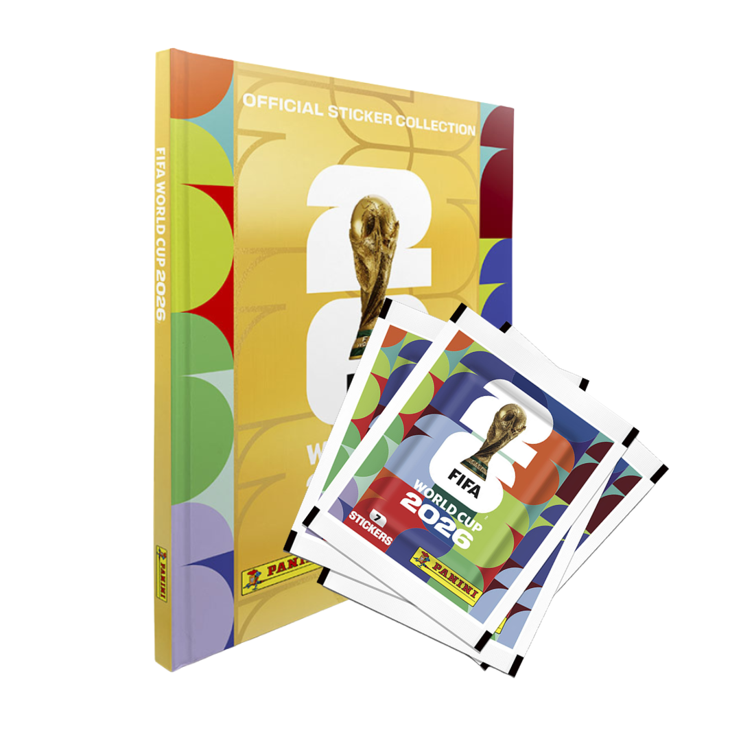 ÁLBUM TAPA DURA GOLD + 50 SOBRES FIFA WORLD CUP 2026 - Tienda Oficial