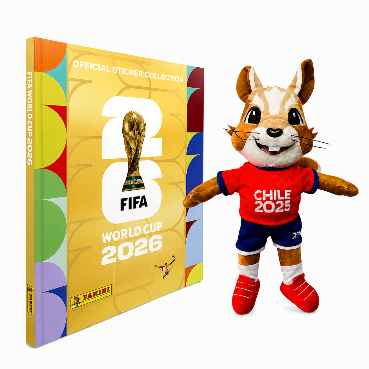 ÁLBUM TAPA DURA GOLD + PELUCHE VITO 35 CM - Tienda Oficial