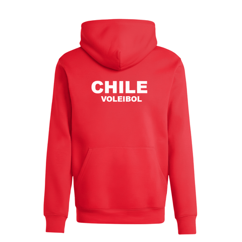 POLERÓN ROJO WOODY FEVOCHI CON GORRO