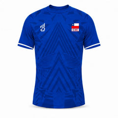 POLERA OFICIAL DE JUEGO AZUL MASCULINA – VOLEY CHILE