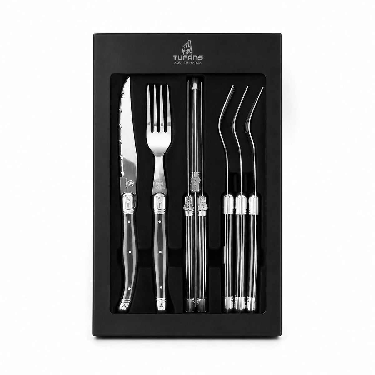 Set de 8 Cubiertos Laguiole