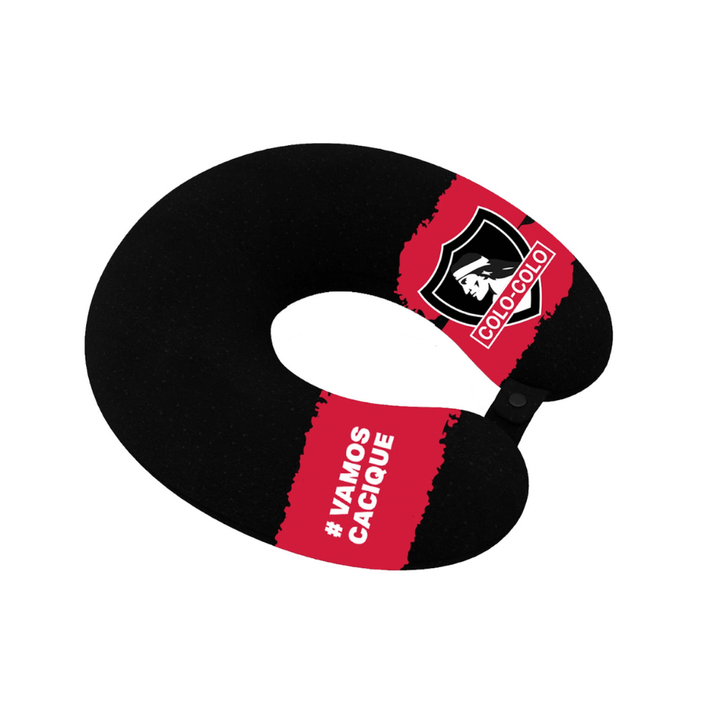 ALMOHADA APOYA CUELLO NEGRO VAMOS CACIQUE