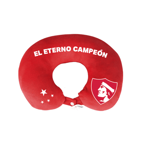 ALMOHADA APOYA CUELLO ROJO EL ETERNO CAMPEÓN - Tienda Oficial