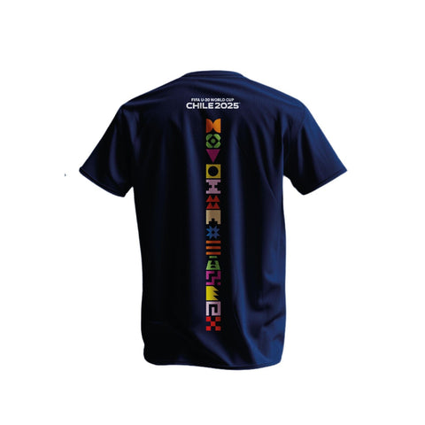 POLERA AZUL LETTERING FIFA WC-U20 CHILE 2025