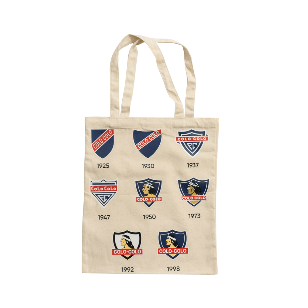 BOLSA DE GÉNERO COLO COLO BLANCO EMBLEMAS