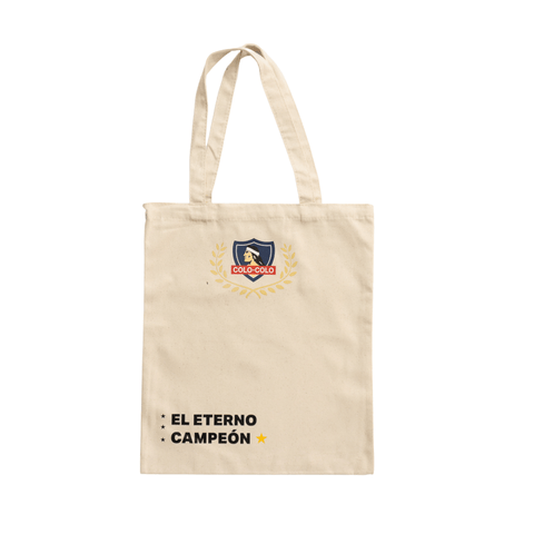 BOLSA DE GÉNERO COLO COLO BLANCO ESCUDO COLOR