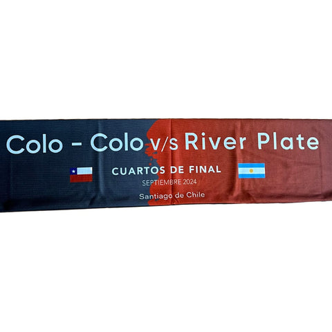 Bufanda Colo Colo Vs River Plate *Edición especial