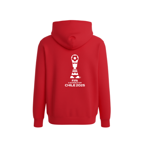 POLERÓN ROJO HOODIE FIFA WC U-20 CHILE 2025