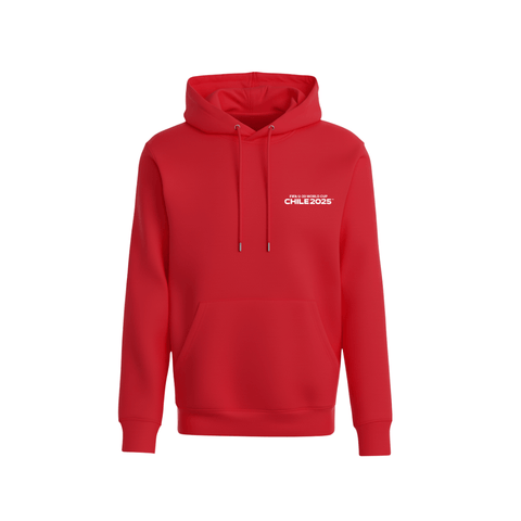 POLERÓN ROJO HOODIE FIFA WC U-20 CHILE 2025