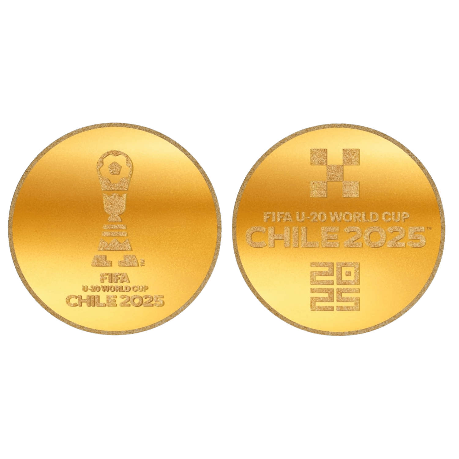 MONEDA DORADA FIFA 2025 – COPA MUNDIAL SUB 20 DE LA FIFA CHILE 2025