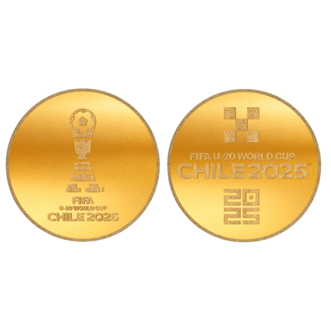 MONEDA DORADA FIFA 2025 – COPA MUNDIAL SUB 20 DE LA FIFA CHILE 2025