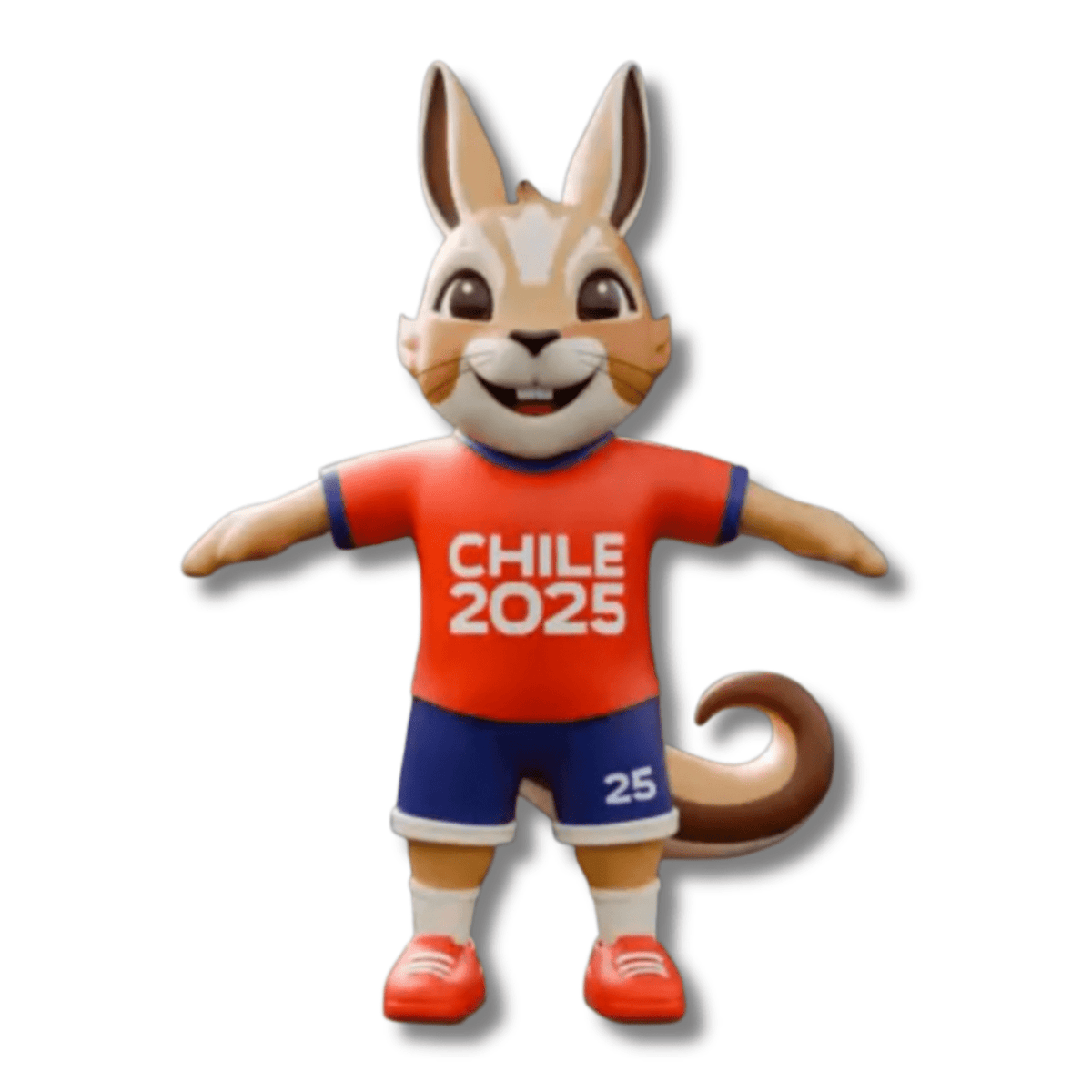 PELUCHE MASCOTA MINI VITO 15 CM – COPA MUNDIAL SUB 20 DE LA FIFA CHILE 2025