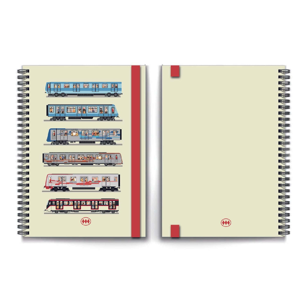 Cuaderno – Línea Tren Beige