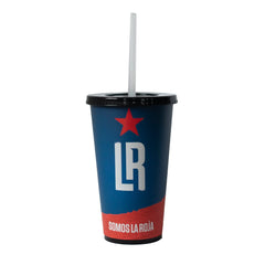 Vasos Plásticos Azul con rojo LR "Somos la Roja" - Tienda Oficial
