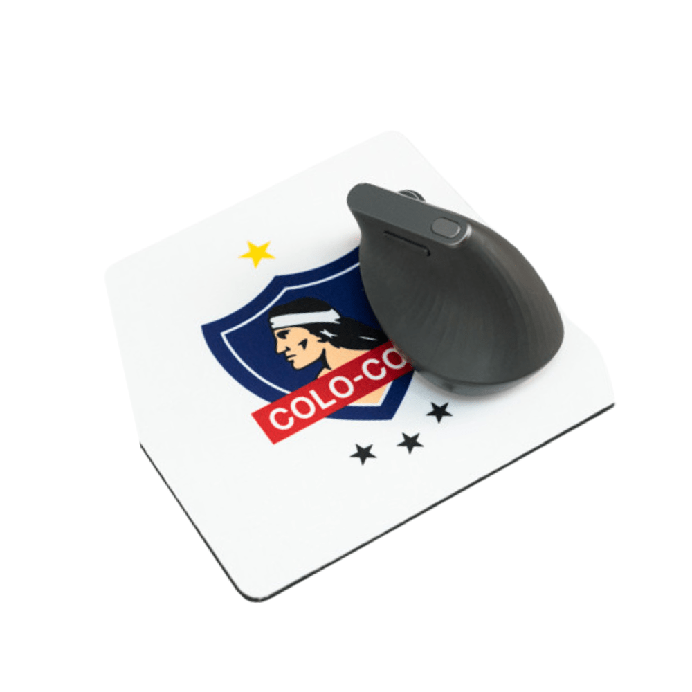 Mousepad Colo Colo Blanco Escudo Color