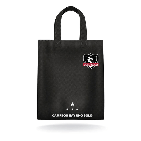 Bolsa TNT Colo Colo Escudo Negro *Edición limitada