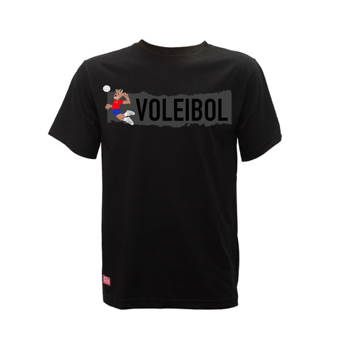 POLERA NEGRA POLO DUPU TEAM CHILE