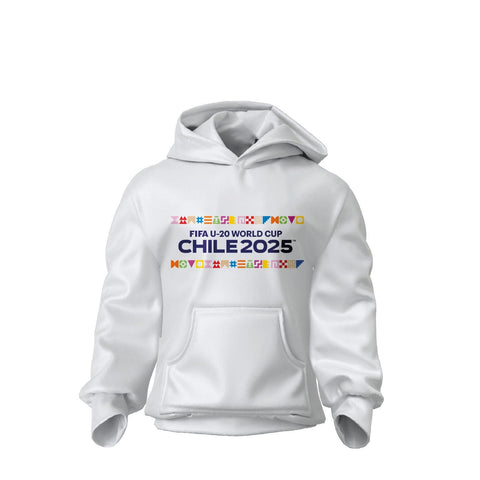POLERÓN BLANCO LETTERING FIFA WC-U20 CHILE 2025