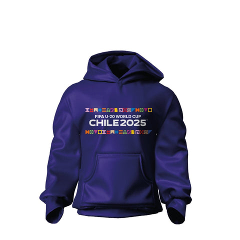 POLERÓN AZUL LETTERING FIFA WC-U20 CHILE 2025