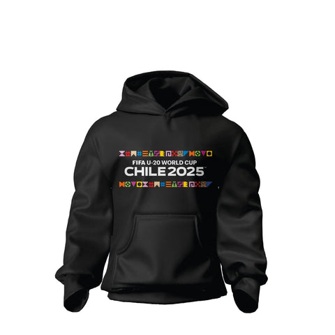 POLERÓN NEGRO LETTERING FIFA WC-U20 CHILE 2025