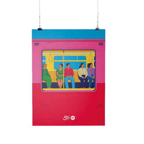 POSTER LÍNEA 50 AÑOS EDICIÓN ILUSTRACIÓN