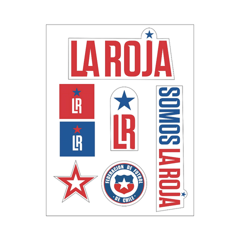 Stickers Oficiales La Roja Set 7