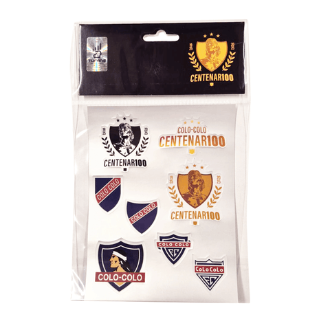 STICKERS CENTENARIO METÁLICO
