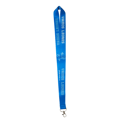 LANYARD VAMOS LEONES AZUL