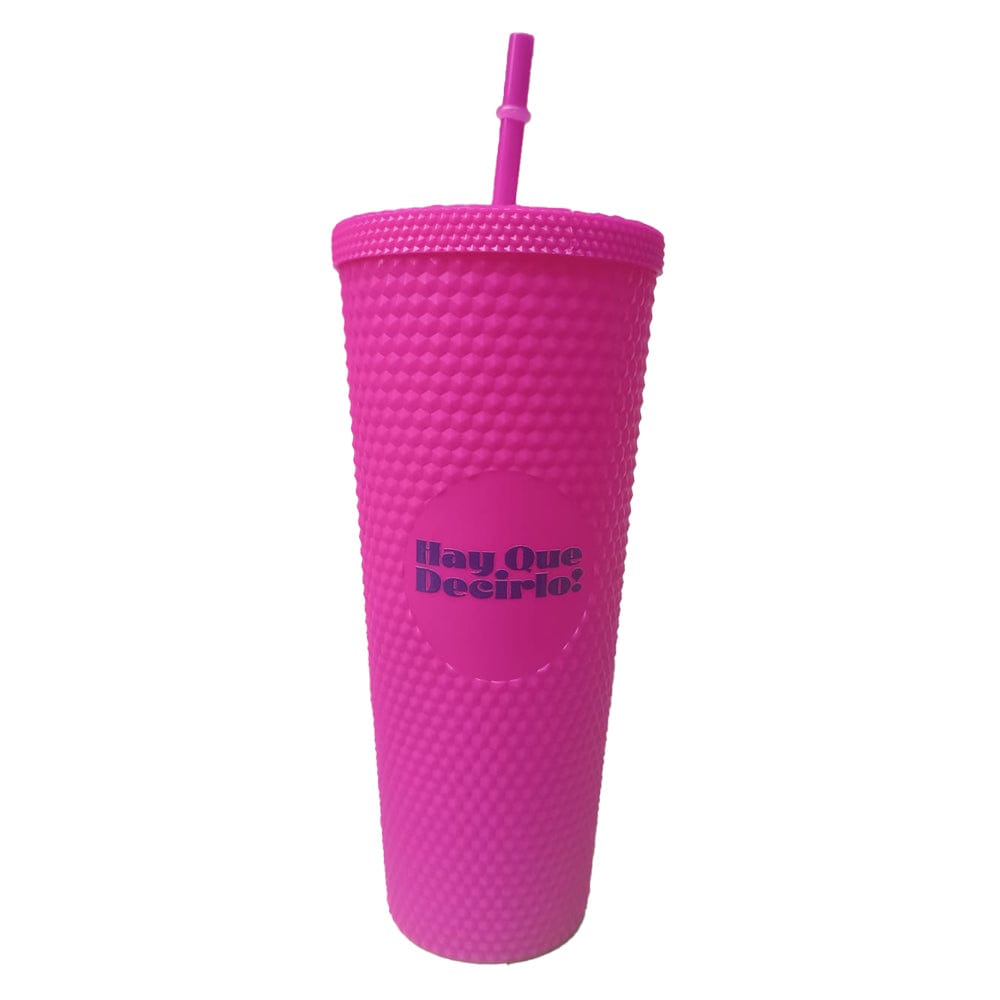 VASO TUMBLER ROSADO ¡HAY QUE DICIRLO!