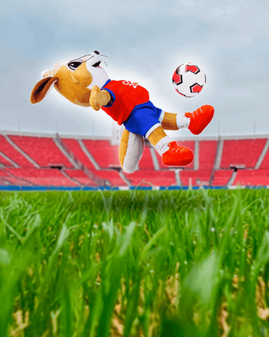 PELUCHE MASCOTA VITO OFICIAL 35 CM